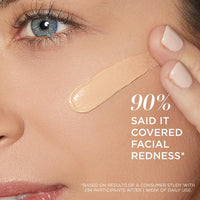 Thumbnail for IT Cosmetics Bye Bye Redness Full Coverage Color Correcting Cream (Light Beige) - Redness Neutralizing Tinted Face Moisturizer, 12HR Hydration, Hyaluronic Acid, Colloidal Oatmeal - 0.37 fl oz
