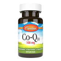 Thumbnail for Carlson - Co-Q10, 100 mg, Energy Production & Heart Function, 60 Softgels