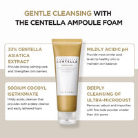 Thumbnail for SKIN1004 Madagascar Centella Ampoule Foam 4.22 fl.oz, 125ml, Low pH Foam Cleanser, Natural Soda Powder Coconut Surfactant and EWG Green Grade