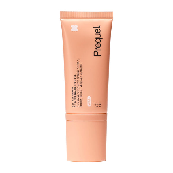 Prequel Skin Retinal Renew – 0.2% Retinaldehyde Gel with Ectoin, Cica & Jojoba Oil – Smooths Texture, Firms & Evens Tone – Supports Skin Barrier – Dermatologist Developed – Low-Irritation Retinoid