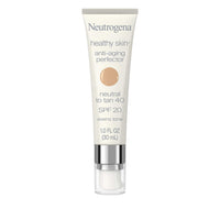 Thumbnail for Neutrogena Healthy Skin Anti-Aging Perfector - with Retinol, Tinted Moisturizer with SPF 20 & Sheer Coverage that Smooths Skin Texture & Reduces the Look of Fine Lines, Natural to Tan (40), 1oz (30mL)