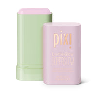 Thumbnail for Pixi On-the-Glow SuperGlow | Shade PetalDew | Hydrating Highlighter Stick with Ginseng, Aloe Vera & Fruit Extracts | For Cheeks & Brow Bones | 19g / 0.6oz | Paraben-Free Luminous Natural Highlight