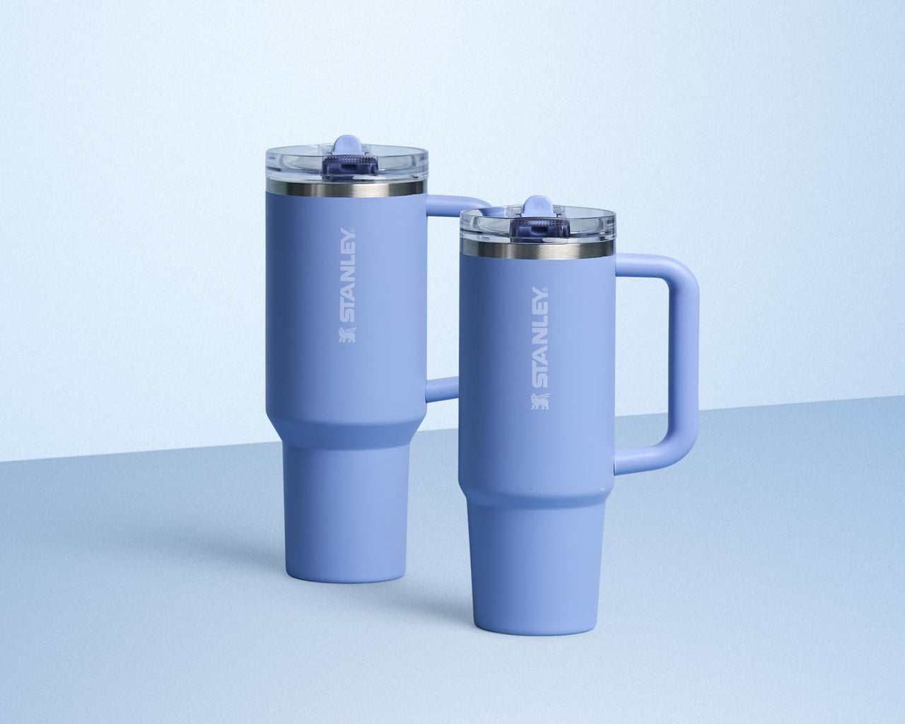 Stanley Quencher ProTour Flip Straw Tumbler with Leakproof Lid 30 oz | Built-In Straw and Handle | Cup Holder Compatible for Travel | Insulated Stainless Steel Cup | BPA-Free | Hydrangea