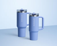 Thumbnail for Stanley Quencher ProTour Flip Straw Tumbler with Leakproof Lid 30 oz | Built-In Straw and Handle | Cup Holder Compatible for Travel | Insulated Stainless Steel Cup | BPA-Free | Hydrangea