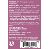 Thumbnail for The Vitamin Shoppe Blueberry Concentrate, 100% Juice Concentrate, Natural Foods Superfood, High in Antioxidants (16 Fluid Ounces Liquid)