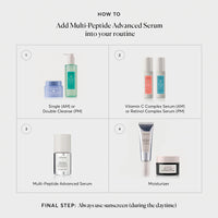 Thumbnail for Naturium Multi-Peptide Advanced Serum, Firming & Smoothing Face Serum for Fine Lines & Wrinkles with Advanced Multi-Peptide Blend, 1 oz