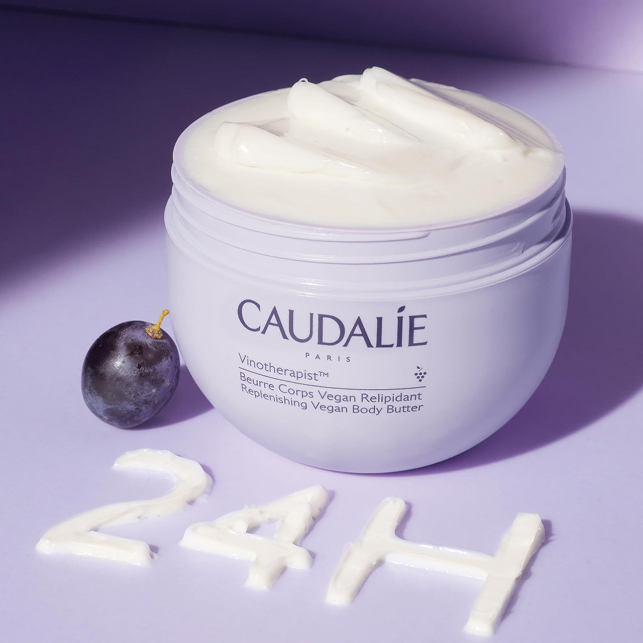 Caudalie Vinotherapist Replenishing Vegan Body Butter with Shea Butter and Grape-seed Oil, Addresses Itching Caused by Eczema and Other Skin Conditions - 250 mL