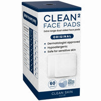 Thumbnail for Clean Skin Club Clean² Pads 2.0 [New & Improved Edges] Guaranteed Not to Shed & Tear Face Pads, Unique Triple Layers, Textured & Ultra Soft Side, Organic Disposable Cotton, Pair with Makeup Remover