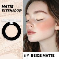 Thumbnail for HHLTOH Neutral Light Nude Beige White Single Matte Eye Shadow Palette Naked Eyeshadow Palette Makeup for Old Women de sombras de ojos Natural Vegan Eyeshadow for Eyes Long Lasting Naturing-Looking #11
