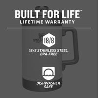 Thumbnail for STANLEY Classic Stay-Hot French Press Coffee Maker 48 oz | 5 Minute Brew, 4 Hours Hot | Mesh Filter for Coffee Grounds | Insulated Stainless Steel French Press | BPA-Free | Polar