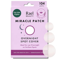Thumbnail for Rael Pimple Patches - Miracle Overnight Spot Cover, Thicker & Extra Adhesion, Hydrocolloid Acne Pimple Patch for Face, Zits & Blemishes, Korean Skin Care, 3 Sizes (104 Count)