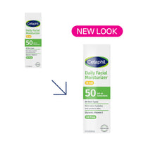 Thumbnail for Cetaphil Daily Facial Moisturizer SPF 50, 1.7 Fl Oz (Pack of 2), Gentle Facial Moisturizer For Dry to Normal Skin Types, No Added Fragrance, Dermatologist Recommended (Packaging May Vary)