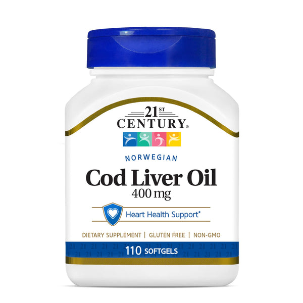 21ST Century Norwegian COD Liver Oil 110 SOFTGELS