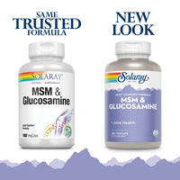 Thumbnail for Solaray MSM and Glucosamine Capsules, 180 Count