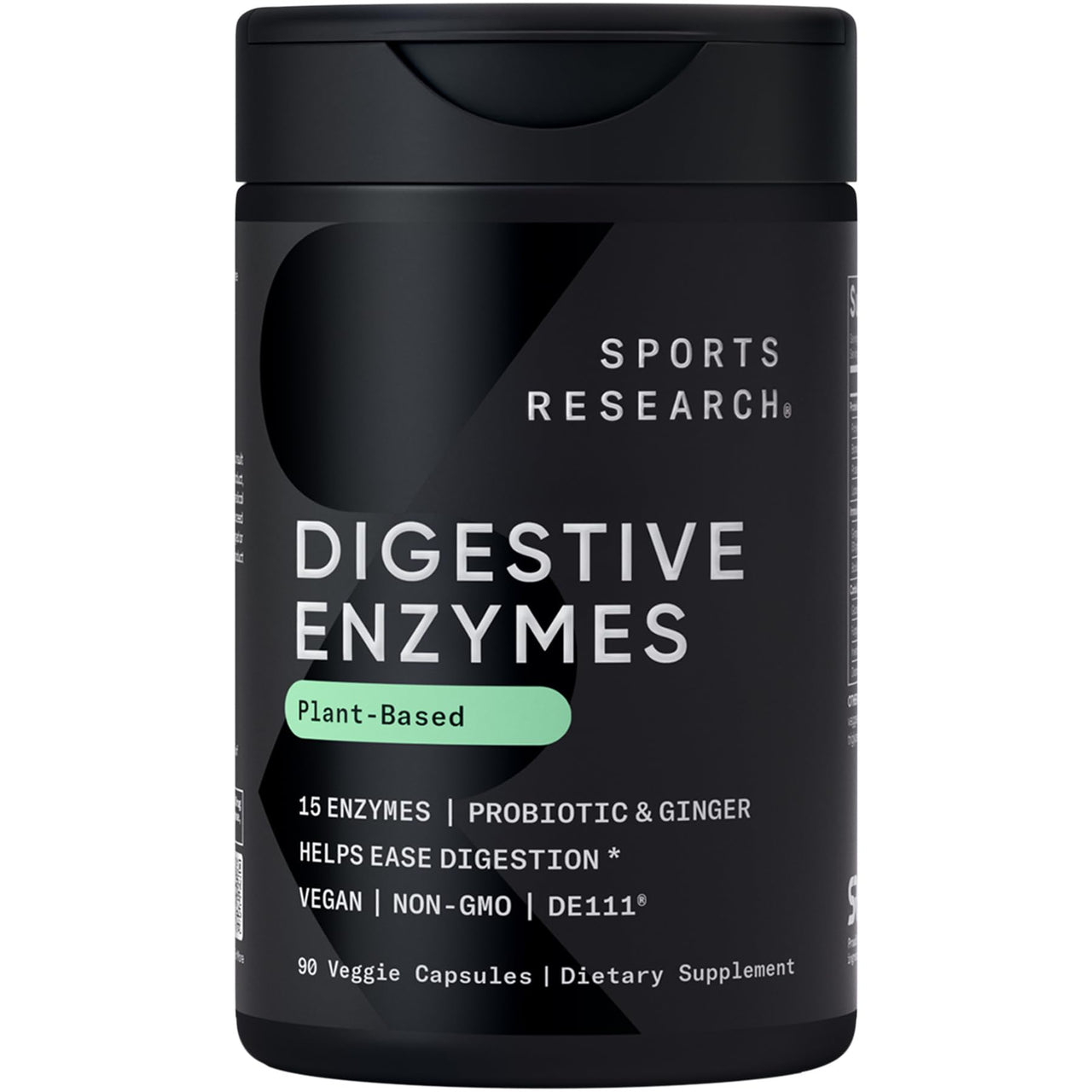 Sports Research® Workout Recovery Pack - L-Glutamine (100 Servings), Creatine Monohydrate (60 Servings) and Digestive Enzymes with Probiotics & Ginger (90 Capsules) - Non-GMO, Vegan & Gluten Free