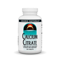 Thumbnail for Source Naturals Calcium Citrate1,000 mg of Calcium Citrate per Serving, 1,000 mg Tabs, 180 ct