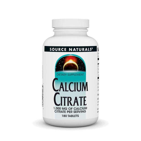 Source Naturals Calcium Citrate1,000 mg of Calcium Citrate per Serving, 1,000 mg Tabs, 180 ct