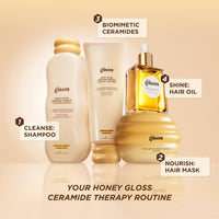 Thumbnail for Gisou Honey Gloss Ceramide Therapy Hydrating Shampoo – Deeply Cleanses & Restores Moisture, Ceramides & AHAs, (Wildflower Honey Scent)