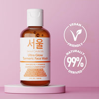 Thumbnail for SeoulCeuticals Korean Turmeric Face Wash Cleanser – Vegan Cruelty Free Korean Skincare Facial Cleanser – K Beauty Skin Care for Dry Sensitive Skin 4oz