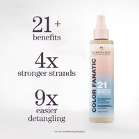 Thumbnail for Pureology Color Fanatic Multi-Tasking Leave-In Spray, 21 Benefits for All Hair Types, Heat Protection, Detangling & Frizz Control, Infused with Coconut & Camellia Oils, Color Safe, Vegan, 6.7 Fl Oz