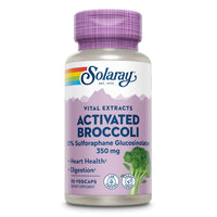 Thumbnail for SOLARAY Activated Broccoli Seed Extract 350 mg, 10% Sulforaphane Glucosinolates for Antioxidant Support, Heart Health and Digestive Support, Vegan and Lab Verified, 30 Servings, 30 VegCaps