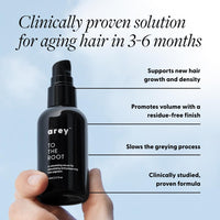 Thumbnail for Arey To The Root Hair Serum for Women & Men | Slows Grey Hair Growth & Preserves Pigment in 3-6 Months | Promotes Healthier Hair & Adds Volume | Vegan, Oil-Free, Scent-Free Formula (1 Month)