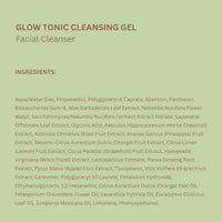 Thumbnail for Pixi Glow Tonic Cleansing Gel | Glycolic Acid Facial Cleanser | Gently Exfoliates, Tones & Energizes Skin | With Ginseng, Aloe & Horse Chestnut | 4.57 fl oz/135ml