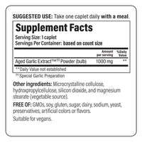 Thumbnail for Kyolic Aged Garlic Extract Formula 250, Cardiovascular Health*, One Per Day 60 Caplets