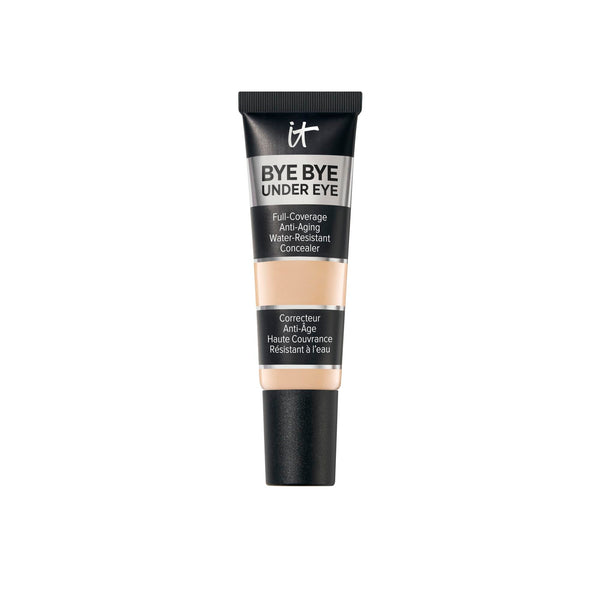 IT Cosmetics Bye Bye Under Eye Concealer (Light Tan) - Water-Resistant, Full Coverage Brightening Concealer For Dark Circles, Fine Lines, Redness & Discoloration, Anti-Aging, 24H Wear - 0.4 fl oz