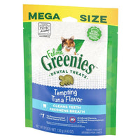 Thumbnail for Greenies Cat Treats, Veterinarian-Recommended Adult Natural Dental Cat Treats, Tempting Tuna Flavor, 4.6 oz. Tub
