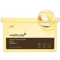 Thumbnail for medicube Deep Vita C Daily Quick 30 Sheet Masks - Vegan Certified, Quick Dispenser, Triple Vitamin Complex For Radiance and Hydration - Korean Face Masks