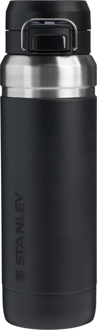 Thumbnail for Stanley Quick Flip GO Water Bottle 36 oz | Push Button Lid | Leakproof and Packable for Travel and Sports | Insulated Stainless Steel | BPA-Free | Black