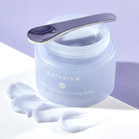 Thumbnail for Naturium Purple Ginseng Cleansing Balm Plus Plant-Based Esters & Linoleic-Rich Oils, Smoothing Face Wash, 3.0 oz