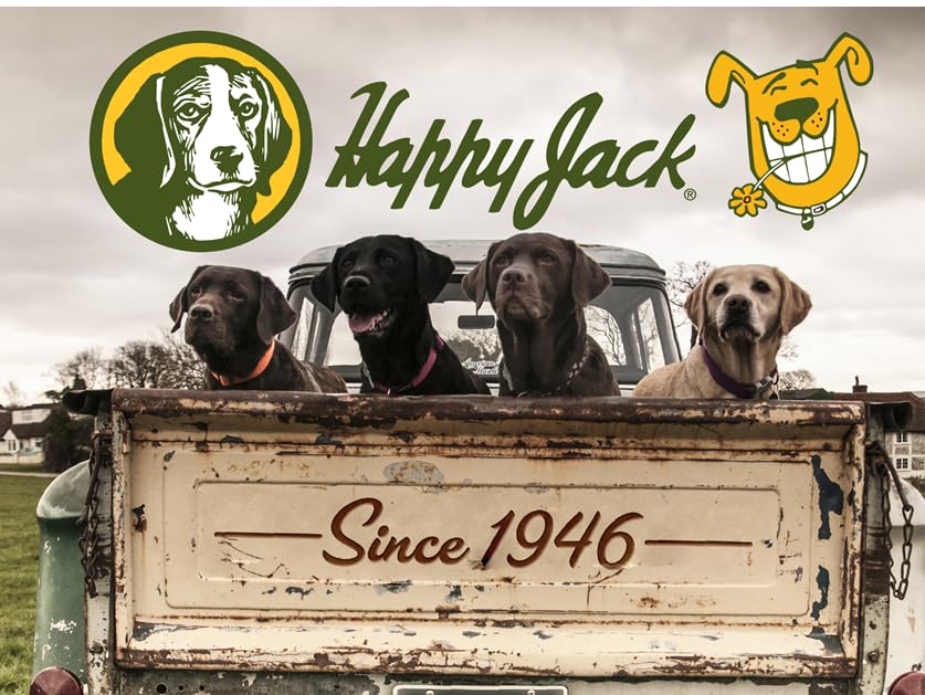 HAPPY JACK Mange Medicine & Treatment for Dogs & Horses - Brings Soothing Itch Relief to Severe Mange, Fungi, Allergies, Eczema & Most Dog Skin Irritation (8 oz)
