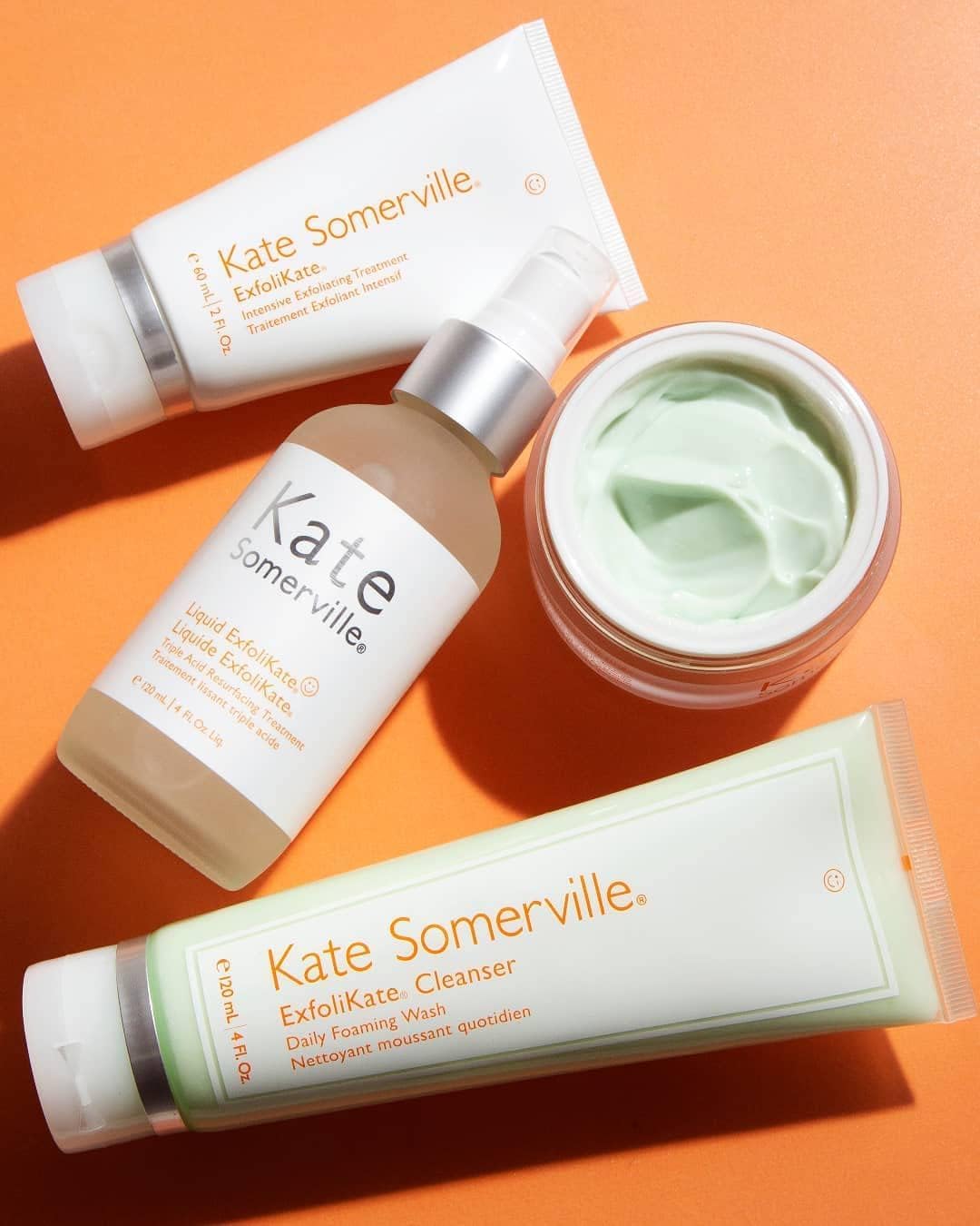 Kate Somerville ExfoliKate Cleanser – Daily Exfoliating Foaming Face Wash, Clinically Formulated Glycolic Acid and Lactic Acid Gentle Facial Scrub, Travel-Size, 1.7 Fl Oz