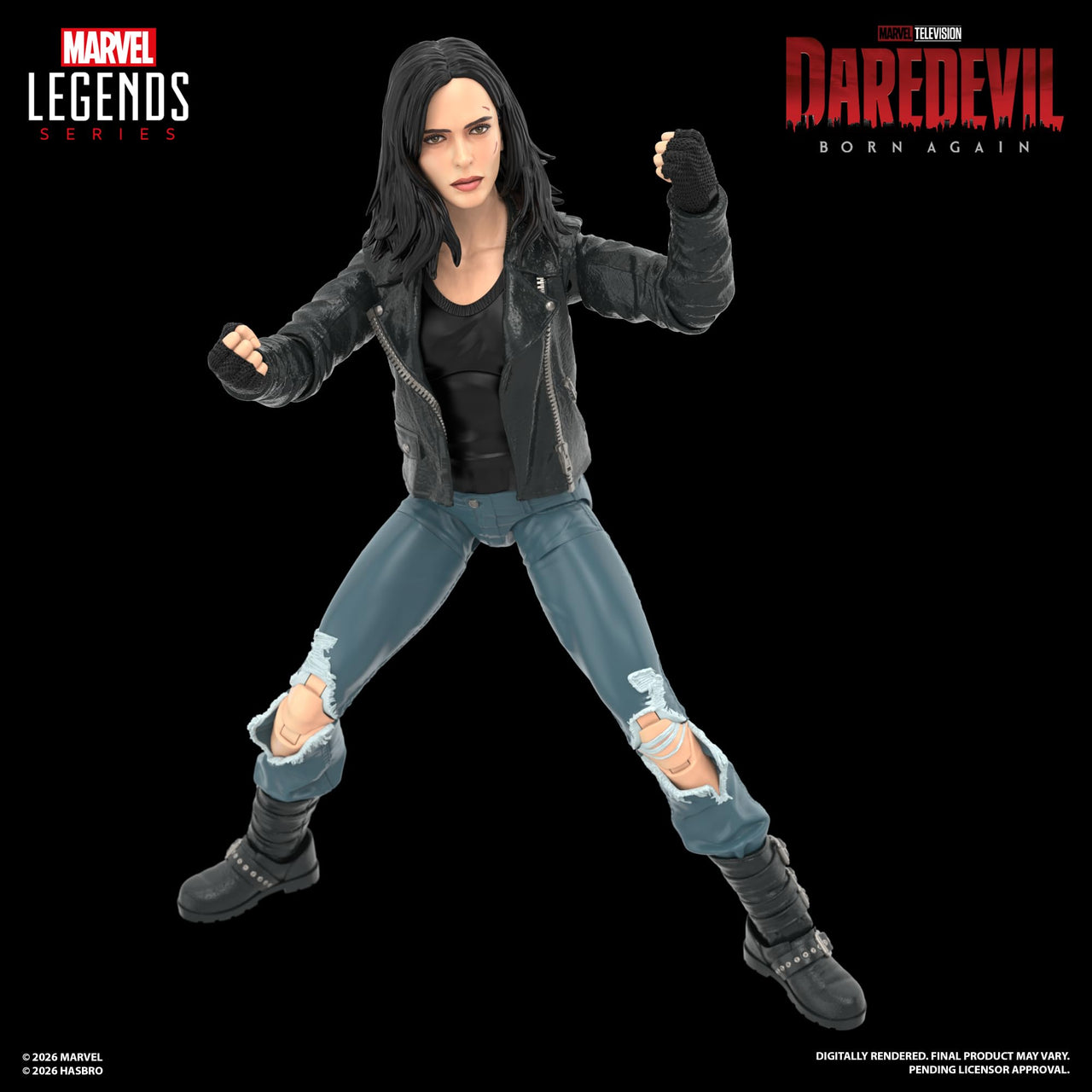 Marvel Legends Series Daredevil: Born Again Daredevil & Jessica Jones, 2 Collectible 6-Inch Action Figures