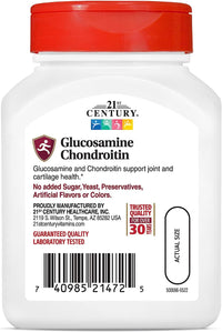 Thumbnail for 21st Century Glucosamine Chondroitin 250/200mg - Original Strength, 60 Count