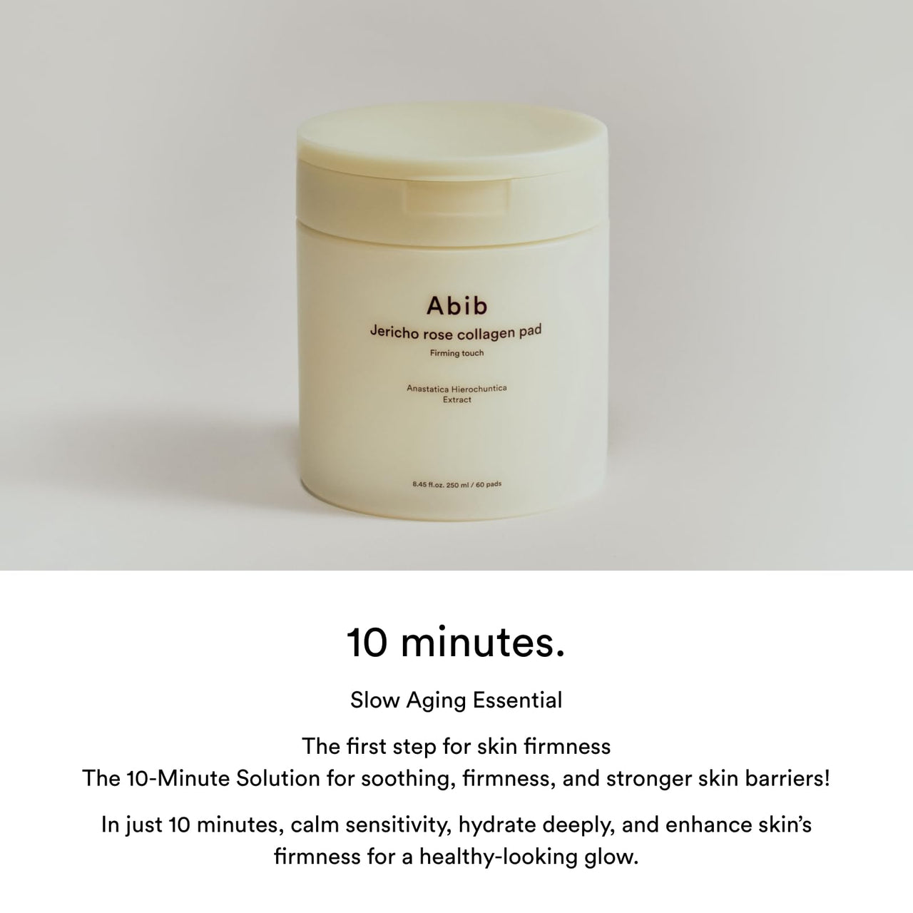 Abib Jericho Rose Collagen Pad Firming Touch 60pads 8.45 fl.oz. | Korean Anti-Aging Toner Pads for Face with Niacinamide, Collagen, Peptides, Cleansing, Disposable, Exfoliant, Skin Care