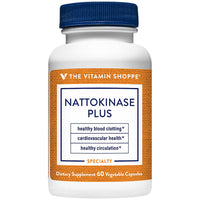 Thumbnail for The Vitamin Shoppe Nattokinase Plus Antioxidant Support for Cardiovascular (60 Vegetable Capsules)