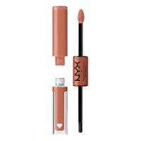 Thumbnail for NYX PROFESSIONAL MAKEUP Shine Loud, Long-Lasting Liquid Lipstick with Clear Lip Gloss - Goal Crusher (Mid-Tone Beige)