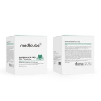 Thumbnail for Medicube Super Cica Facial Toner Pads (70 Pads) - 88% Centella Asiatica to Soothe Sensitive Skin - Infused with Heartleaf for Deep Hydration and Improvement of Damaged Skin - 100% Vegan Ceritifed