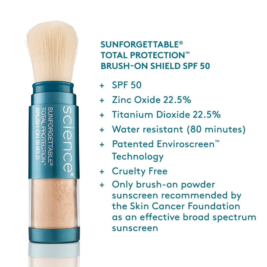 Colorescience Sunforgettable Total Protection Brush-On Shield SPF 50 Multipack - FAIR