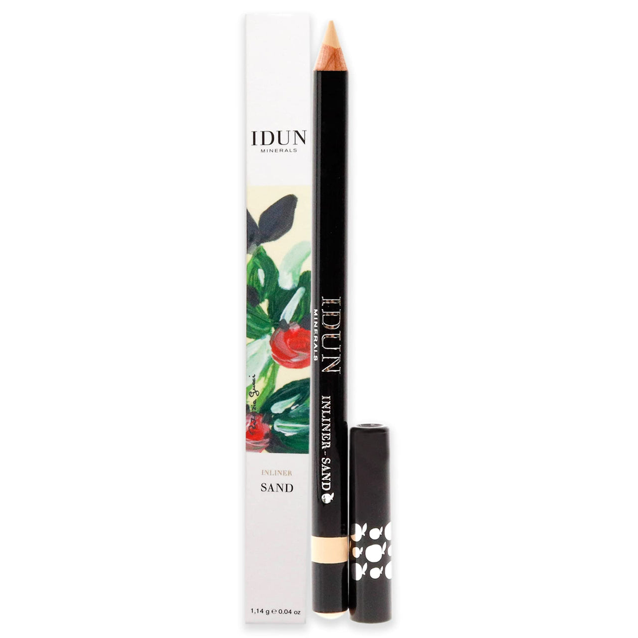 IDUN Minerals Creamy Eyeliner - Precision Pen for Flawless Eye Looks - Skin Nourishing Mineral Formula - Fine Tipped Point and Angled Smudging Tool for Sharp or Smoky Designs - 103 Sand - 0.012 oz