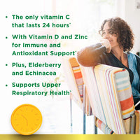Thumbnail for Nature's Bounty Immune 24 Hour +, The only Vitamin C with 24 Hour Immune Support from Ester C, Rapid Release Softgels, 50 Count