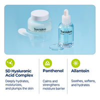 Thumbnail for Torriden DIVE IN Serum 1.69 fl.oz. + Soothing Cream (Jar) 3.38 fl.oz. | Hyaluronic Acid Care Set | Deep Hydrating Skin Care to Get Glass Skin