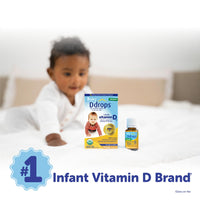 Thumbnail for Ddrops Baby 400 IU, Vitamin D, 90 Drops 2.5mL (0.08 Fl. Oz (Pack of 1))
