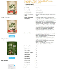 Thumbnail for Wildly Natural Cat Treats, 2.5 Ounces, Salmon Flavor