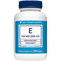 Thumbnail for The Vitamin Shoppe Vitamin E 200IU - Antioxidant Support for Skin Health & Immune Function, Daily Vitamin (100 Softgels)