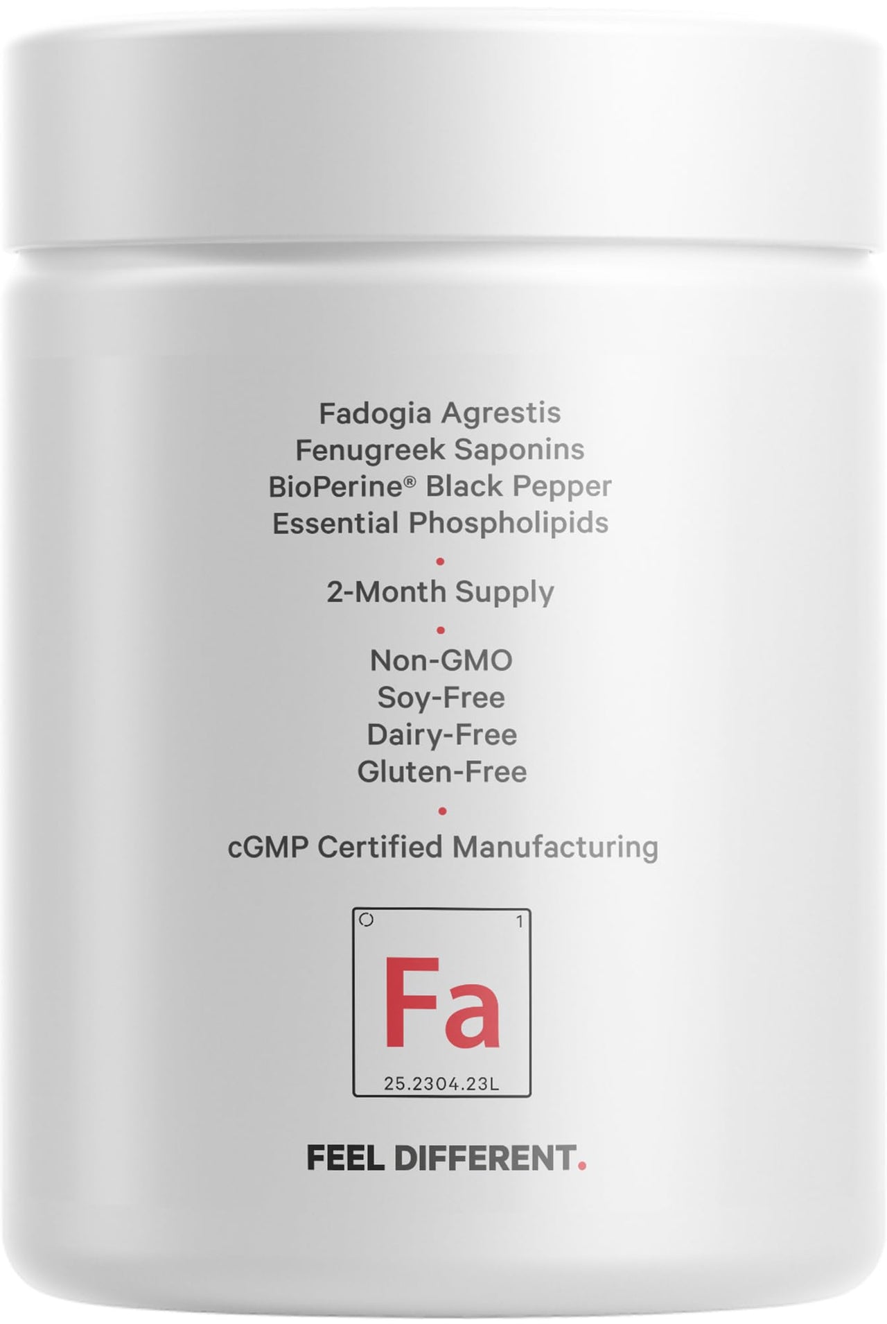 Codeage Liposomal Fadogia Agrestis 600mg Supplement - Fadogia Agrestis 30:1 Extract, Vitamin D3, Zinc, Fenugreek, BioPerine Black Pepper - 2-Month Supply - Liposomal Delivery - Non-GMO, 60 Capsules