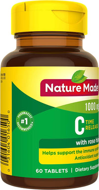 Thumbnail for Nature Made Vitamin C 1000 mg Timed Release Tablets 60 ea (Pack of 2)